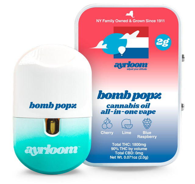 Bomb Popz 2g AIO Vape Ayrloom