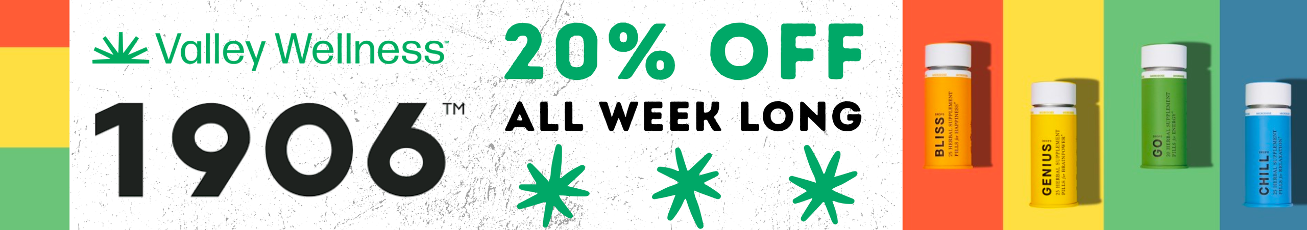 Cannabis Promo, Cannabis Sales, Cannabis Discounts, Cannabis on Sale, 20% Off 1906!