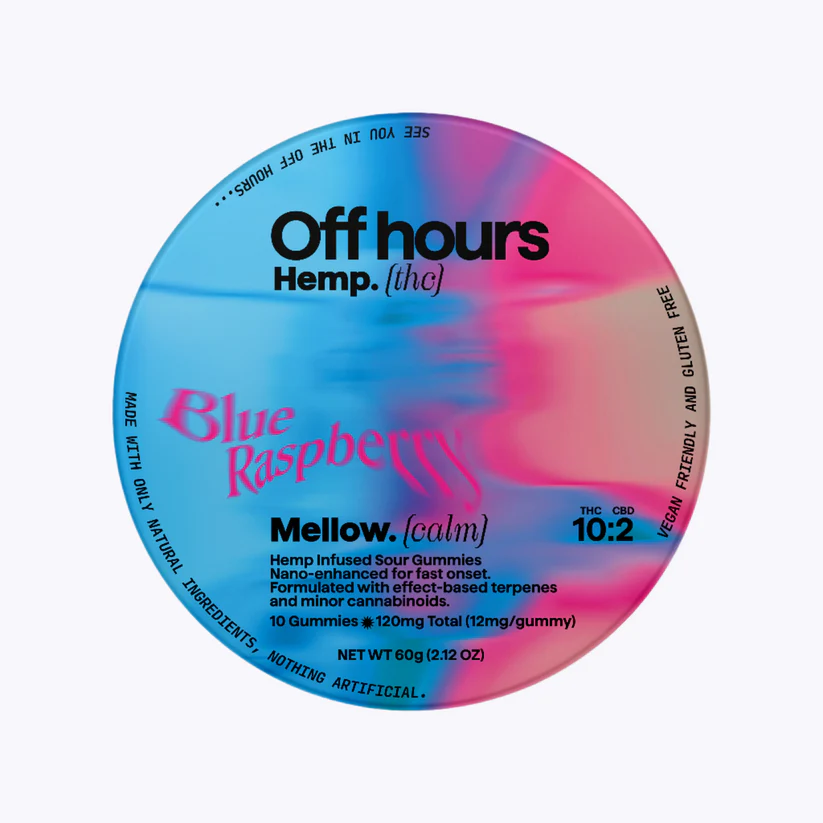 Mellow (calm) Blue Raspberry Off hours