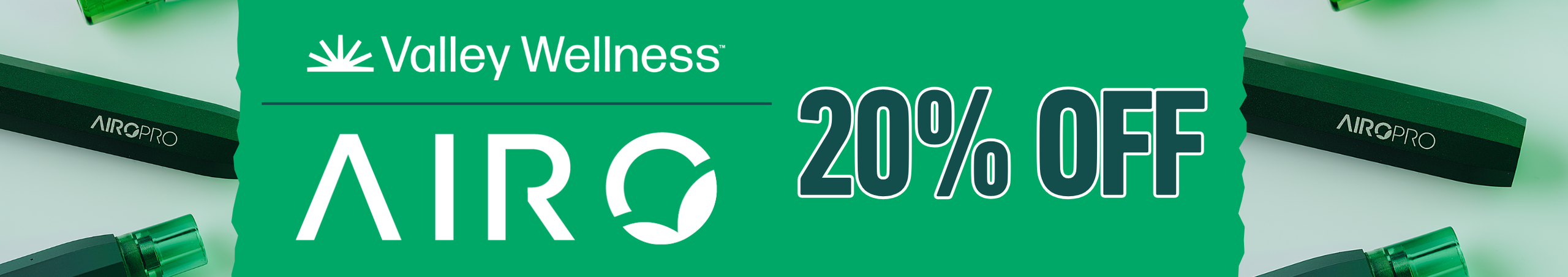 Cannabis Promo, Cannabis Sales, Cannabis Discounts, Cannabis on Sale, 20% Off AIRO Vapes!