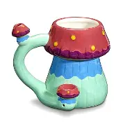 Roast and Toast Mushroom Glass