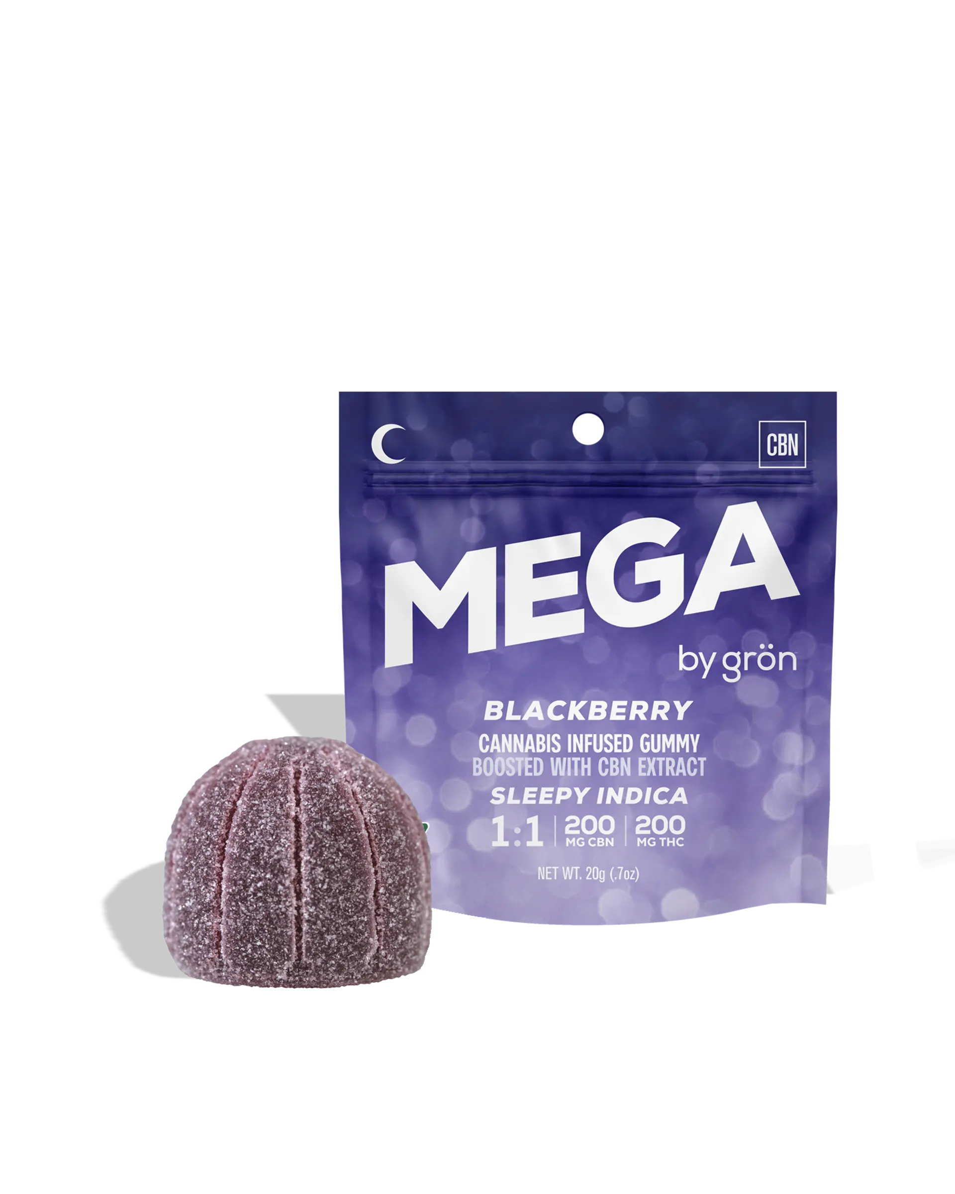 Blackberry | Mega 1:1 THC:CBN Grön