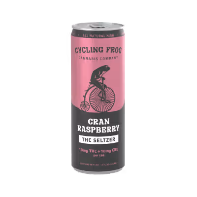 THC SELTZER Cran Raspberry Cycling Frog