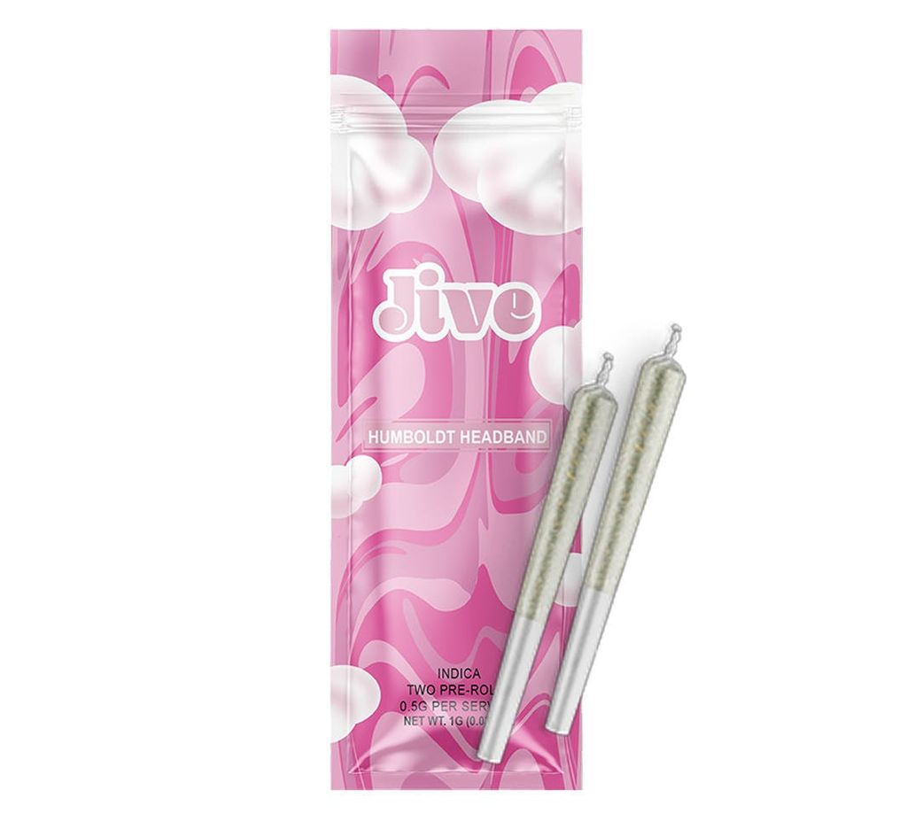 Jive .5g - 2pk Pre Roll - Humboldt Headband