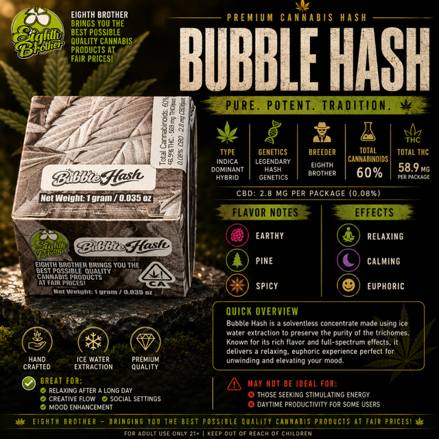 Bubble Hash EIGHTH BROTHERS
