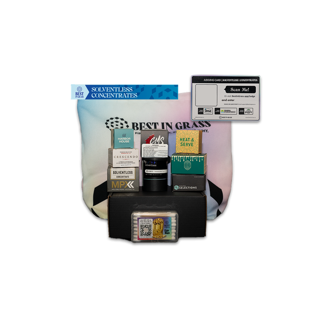 Solventless Concentrates Judge Kit  Best in Grass