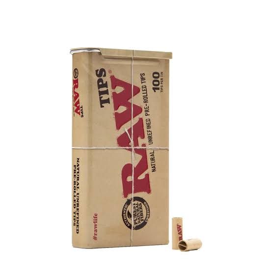 Pre rolled Tips Tin RAW