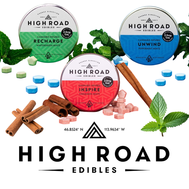 Unwind-Peppermint High Road Edibles