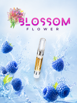 Blossom Blue Raspberry 1g Cartridge Blossom Flower
