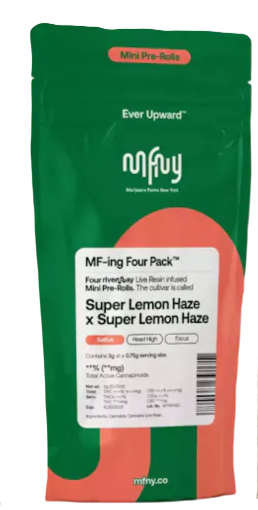Super Lemon Haze x Super Lemon Haze Live Resin Infused Preroll MFNY