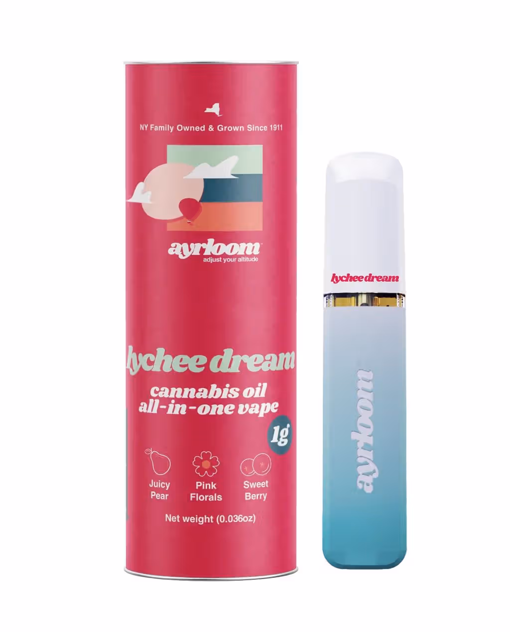 Lychee Dream 1g AIO Vape Ayrloom