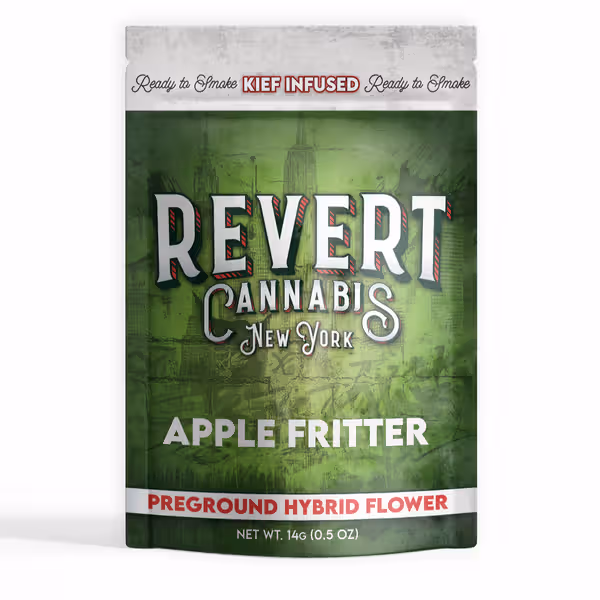 Apple Fritter 14g Kief Infused Ground Flower  Revert