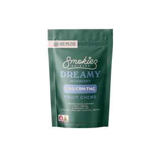 Dreamy Blueberry Trifecta 1:1:1 CBG:CBN:THC Smokiez 