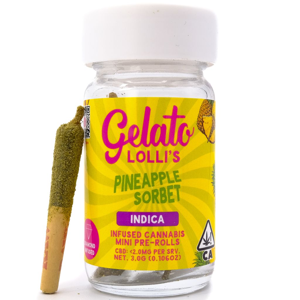 Gelato: Pineapple Sorbet Lollis
