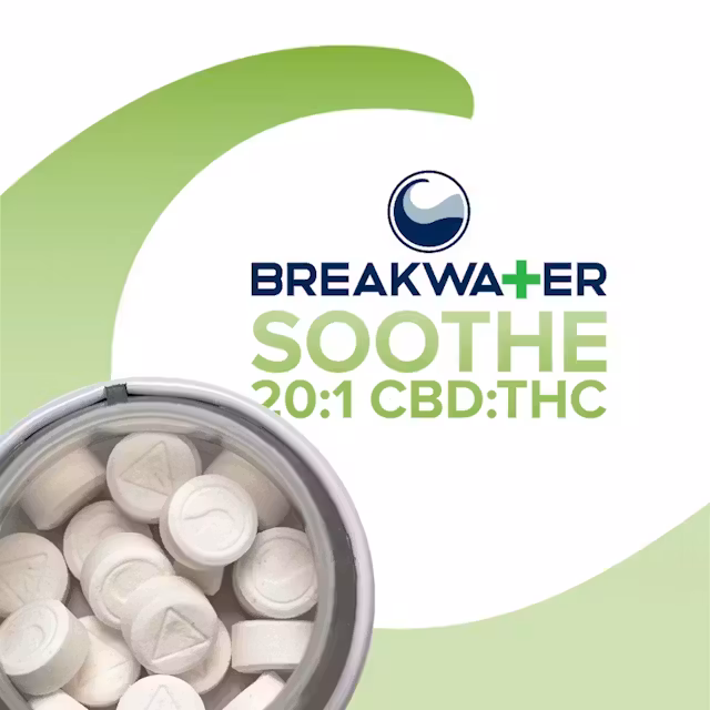 Soothe 20:1 CBD:THC Breakwater Soothe 20:1 CBD:THC Breakwater