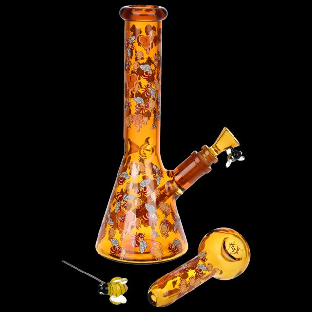 Greatest Hits Series Glow Herb Pipe Duo | Beez Pulsar Greatest Hits Series Glow Herb Pipe Duo | Beez Pulsar