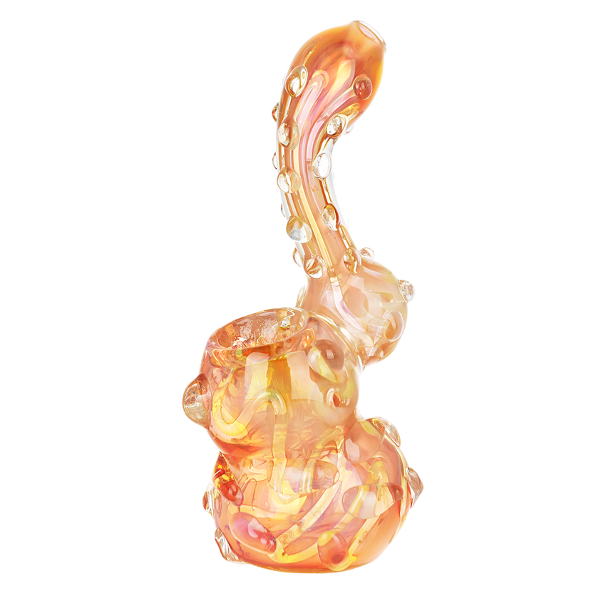Full Blown Marble Golden Bubbler