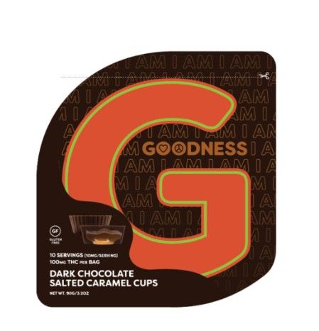 Dark Salted Caramel Cups Goodness