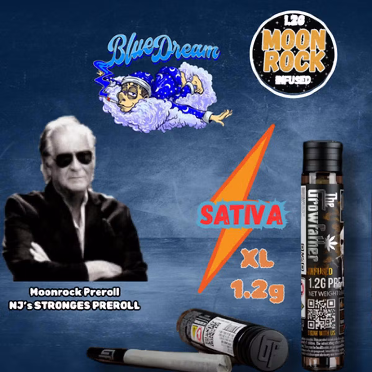 Blue Dream Razz Moonrock Infused XL The Growfather