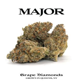 Cannabis Promo, Cannabis Sales, Cannabis Discounts, Cannabis on Sale, Major Flower Buy 1 8th, Get Grape Diamonds 8th for 50% Off 1
