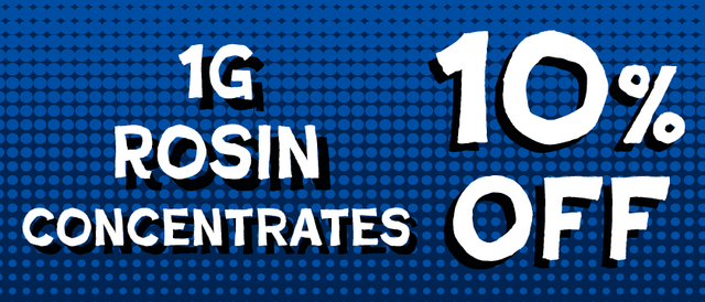 Cannabis Promo, Cannabis Sales, Cannabis Discounts, Cannabis on Sale, Rosin 1g — 10% off