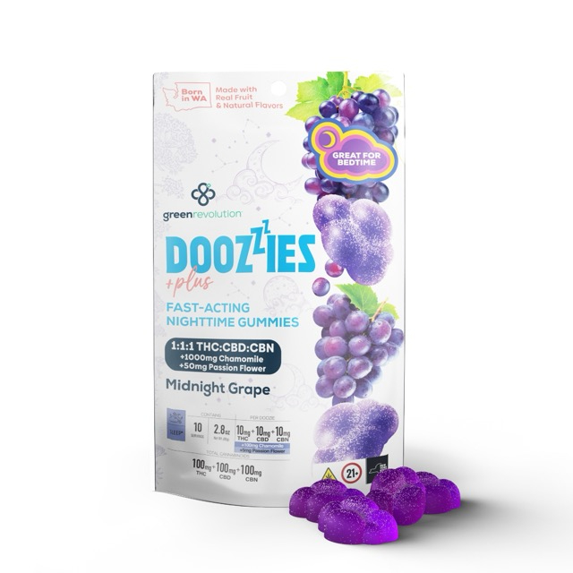 Doozies Midnight Grape 1:1:1 THC:CBN:CBD