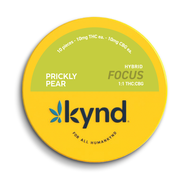 Focus Prickly Pear 1:1 THC:CBG Kynd Focus Prickly Pear 1:1 THC:CBG Kynd