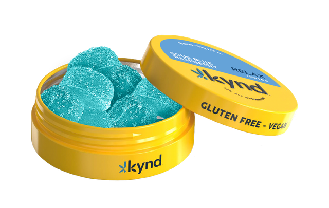 Relax Sour Blue Raspberry Kynd Relax Sour Blue Raspberry Kynd
