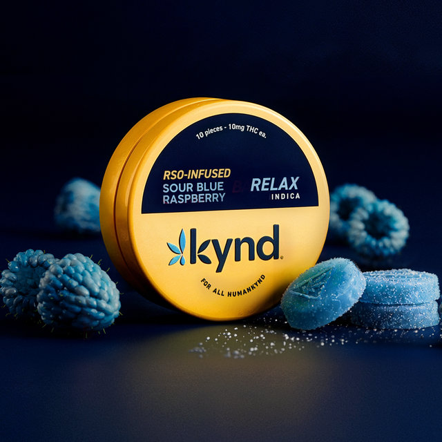 Relax Sour Blue Raspberry Kynd
