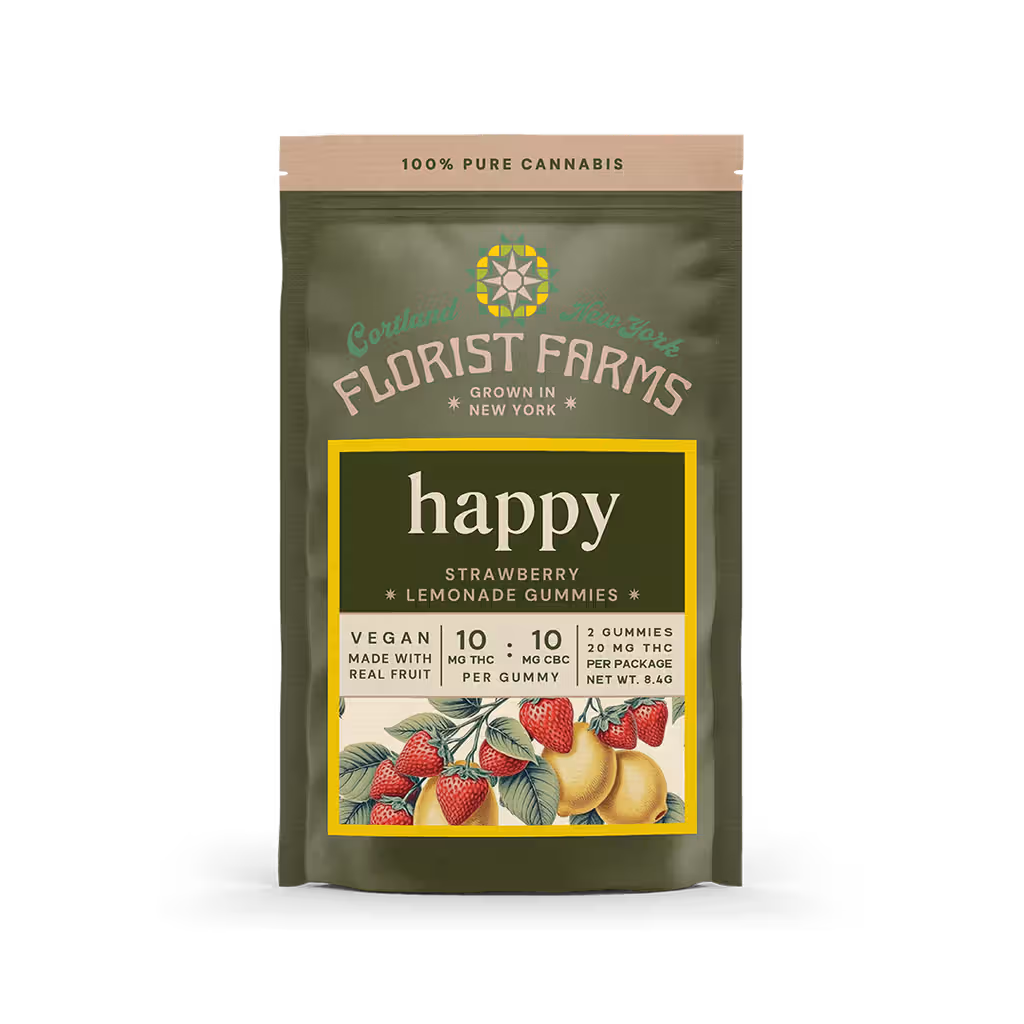 Strawberry Lemonade 1:1 THC:CBC Florist Farms