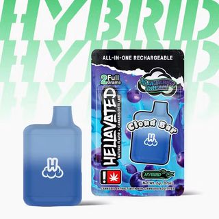 Blueberry Dream 2G Cloud Bar Disposable Hellavated 