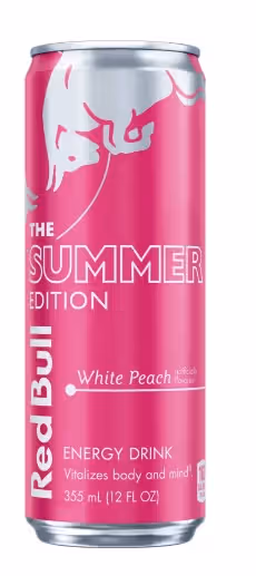 Peach Edition Red Bull