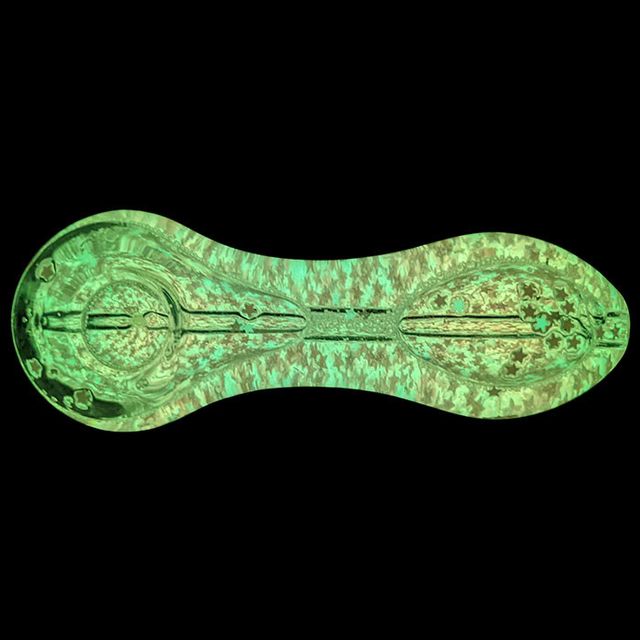  5" Glycerin Glow In The Dark Spoon Hand SimpleGoods