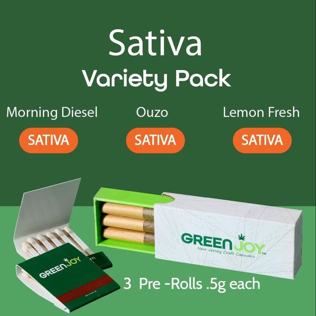 Sativa Variety Pack (3pk) Green Joy Sativa Variety Pack (3pk) Green Joy