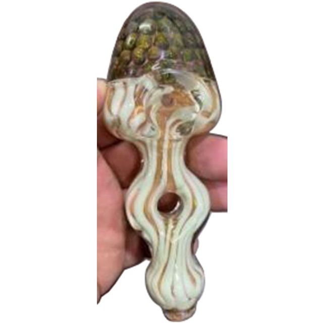 5" Gold Fumed Honeycomb Donut Hand