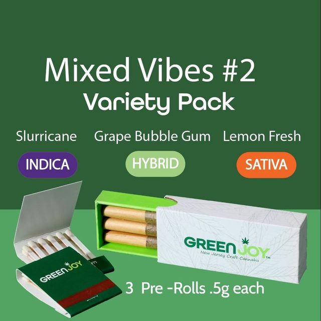 Mixed Vibes #2 Variety Pack (3pk) Green Joy Mixed Vibes #2 Variety Pack (3pk) Green Joy