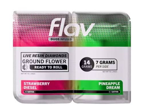  Strawberry Diesel x Pineapple Dream Duo - RTR - Live Resin Infused - 14.0g Flav