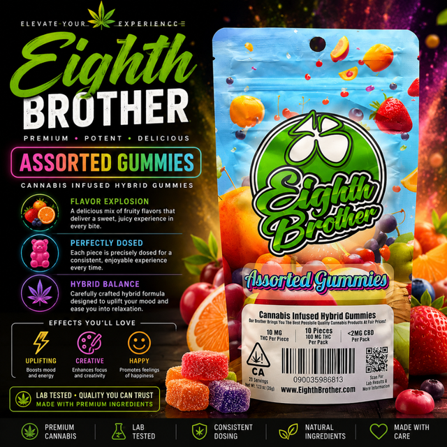 ASSORTED GUMMIES (HYBRID) EIGHTH BROTHERS