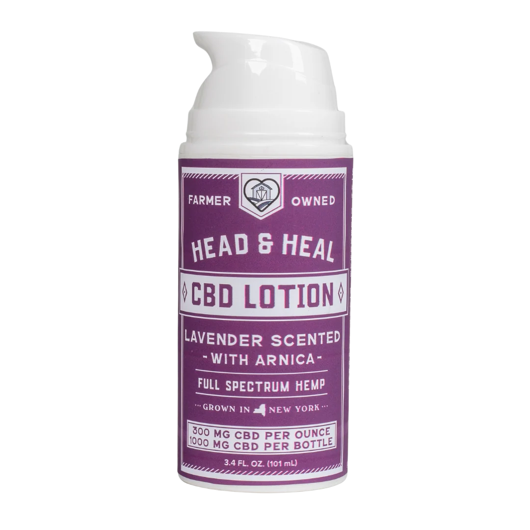 Lavender with Arnica CBD Lotion Head & Heal