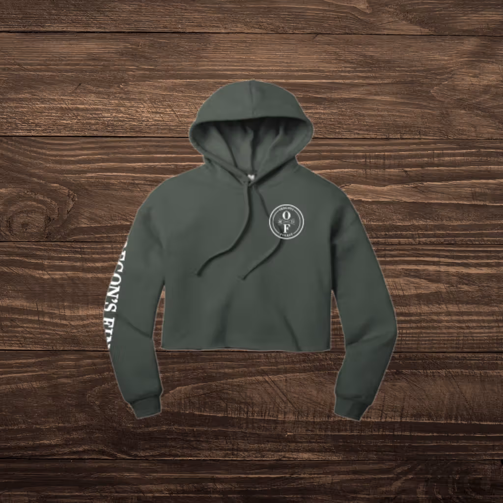 Cropped Fleece Hoodie  Oregon's Finest