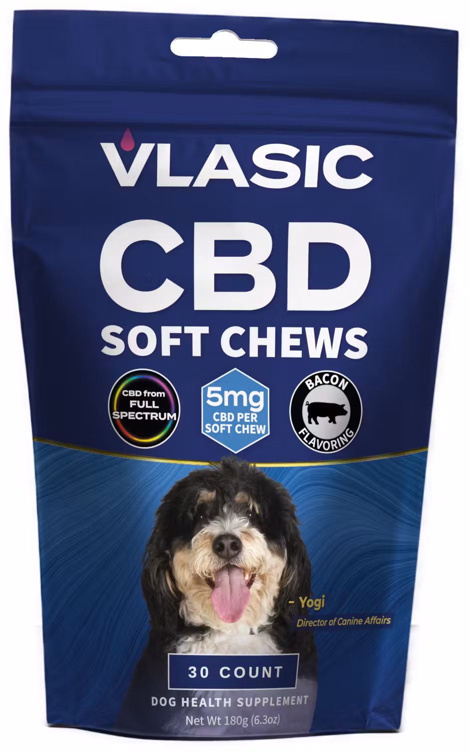 Vlasic Labs Relaxing Bacon Dog Chews Vlasic Labs
