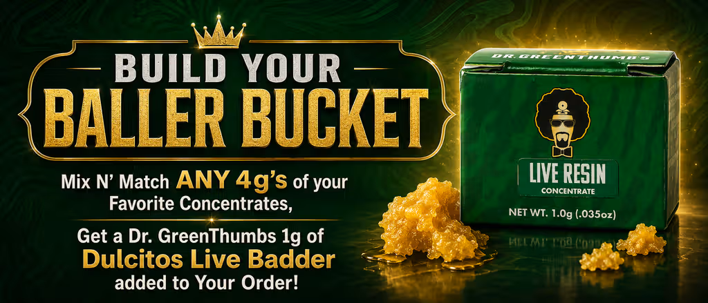 Cannabis Promo, Cannabis Sales, Cannabis Discounts, Cannabis on Sale, Baller Bucket Buy 4g, Get 1 for $0.01