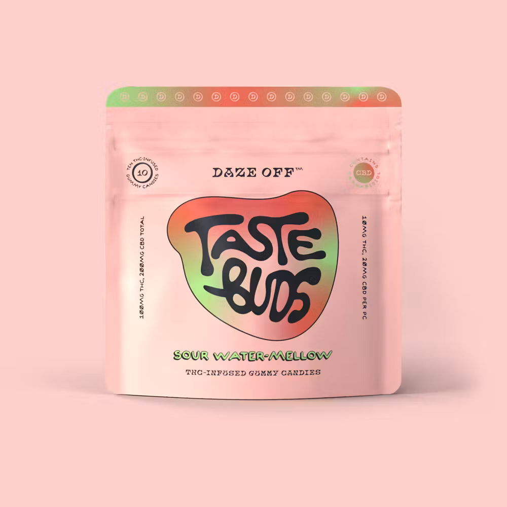 Sour Water-Mellow 2:1 CBD:THC Taste Buds