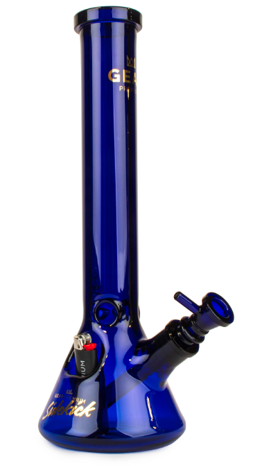 15" Sidekick Bong (Blue) Medusa
