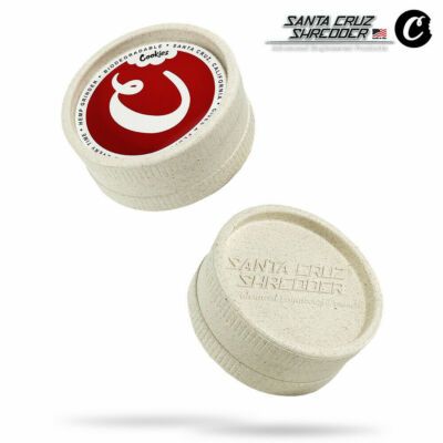 Biodegradable Hemp Grinder - Red - One Size Cookies X Santa Cruz Shredder