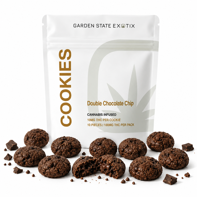 Double Chocolate Chip Cookies- 10 Pack  Garden State Exotix