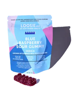 Loosie Blue Raspberry Soft Power Sweets