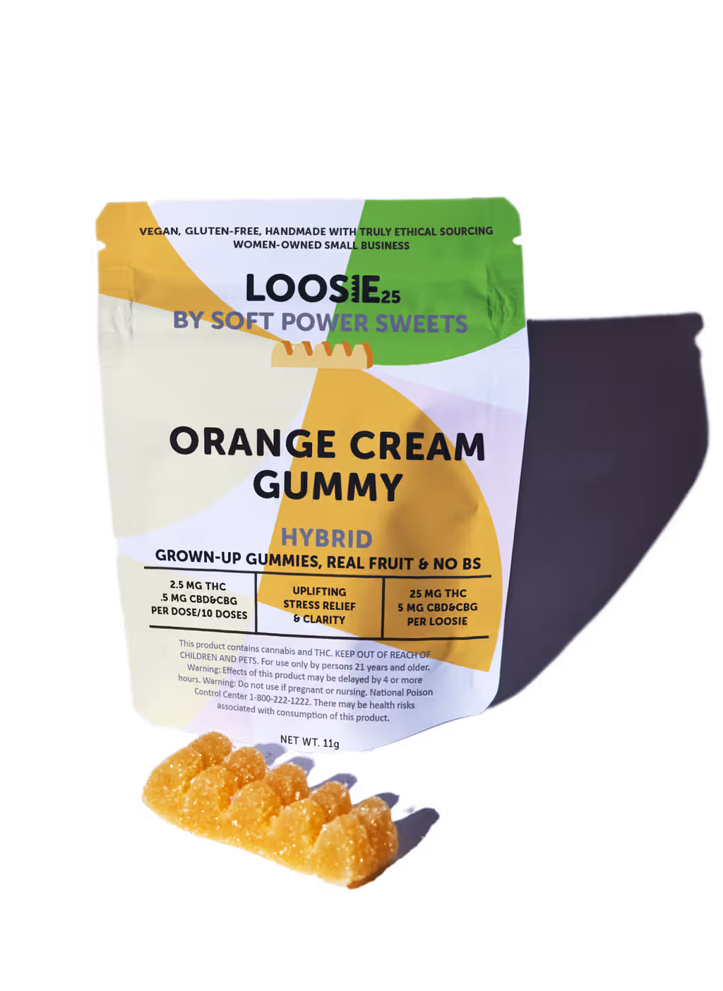 Loosie Orange Cream Soft Power Sweets