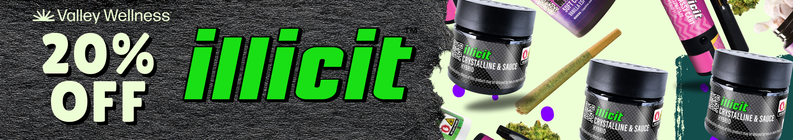 Cannabis Promo, Cannabis Sales, Cannabis Discounts, Cannabis on Sale, 20% off Illicit