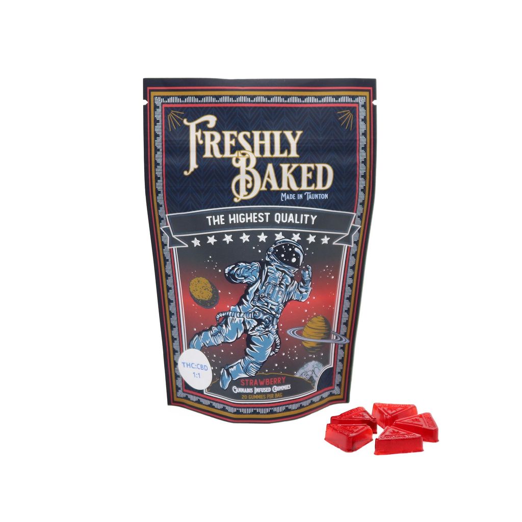 Strawberry 1:1 (THC:CBD) Gummies